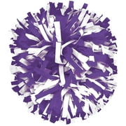 2 Color Plastic Instock Cheerleading Pom Purple