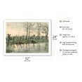 thumbnail image 2 of Amsterdam Skyline Viewed from the West - From an Original Color Painting by Piet Mondrian c.1899 - Bamboo Fine Art 290gsm Paper Print (Unframed) 24x32in, 2 of 4