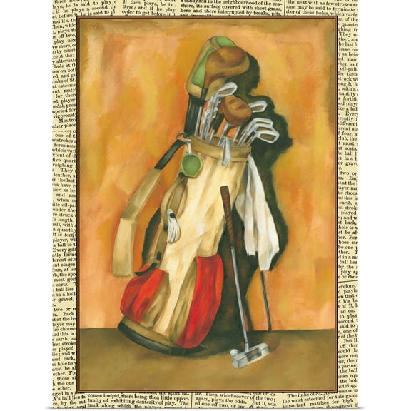 Great BIG Canvas | Rolled Jennifer Goldberger Poster Print entitled Tee it Up I