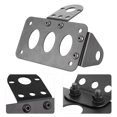 thumbnail image 1 of License Plate Frames,  Universal Motorcycle License Mount Plate Holder Bracket Side Mounted Tail Light Aluminium Alloy Frame Bracket, 1 of 8