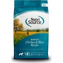 NutriSource Adult Chicken and Rice Dry Dog Food 12 LB