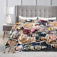 thumbnail image 4 of Blanket Tom Hiddleston Soft and Comfortable Warm Fleece Throw Blankets Gift for Room Sofa Office Bed car Camp Couch Decoration Cozy Plush Beach Blankets All Season, 4 of 5