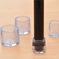 thumbnail image 5 of 16Pcs Transparent Rubber Furniture Table Chair Leg Floor Feet Cap Cover Protector 15mm, 5 of 5