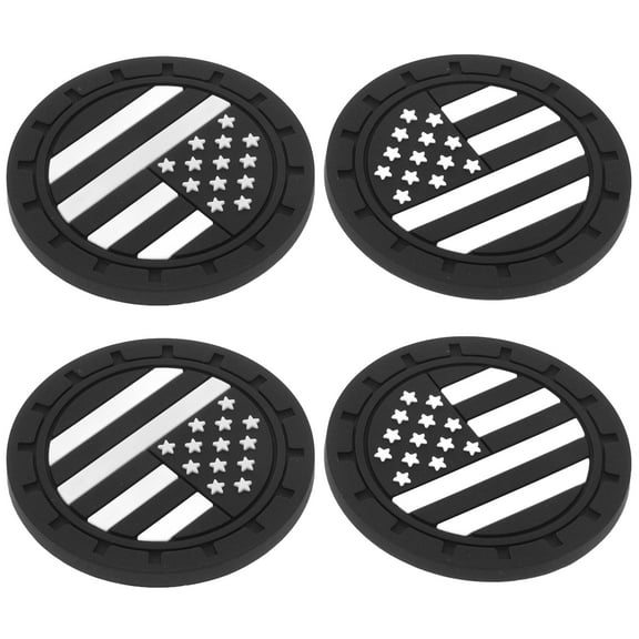 4 PCS Super Bright Kit Car Coaster Everyday Use Coasters Vehicle Cup Holder Man