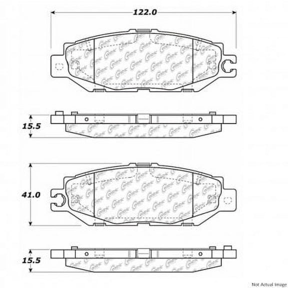 Centric Parts - Ceramic Pads