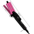 thumbnail image 7 of FARERY Mini Hair Crimper with Temperature Adjustable, 3 Barrel Crimping Iron for Short Hair Waves, 7 of 7