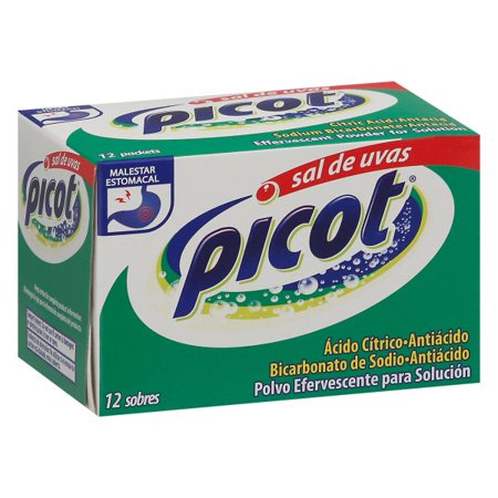 (4 pack) (4 Pack) Picot Antacid 0.17 oz (12 Ct) - Sal de Uvas Antiacido