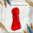 thumbnail image 2 of Headwraps surtido colores larga cola pirata sombrero unisex a prueba de viento una sola capa atractivo elegante diseño transpirable turbante gorros rojo Advancent  AP008604-01B, 2 of 4