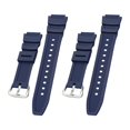thumbnail image 4 of Correa de goma para reloj, hebilla de acero inoxidable para AE-1300 AE-1000W Sgw-300H Argenta azul oscuro Yuyangstore correa de reloj, 4 of 7