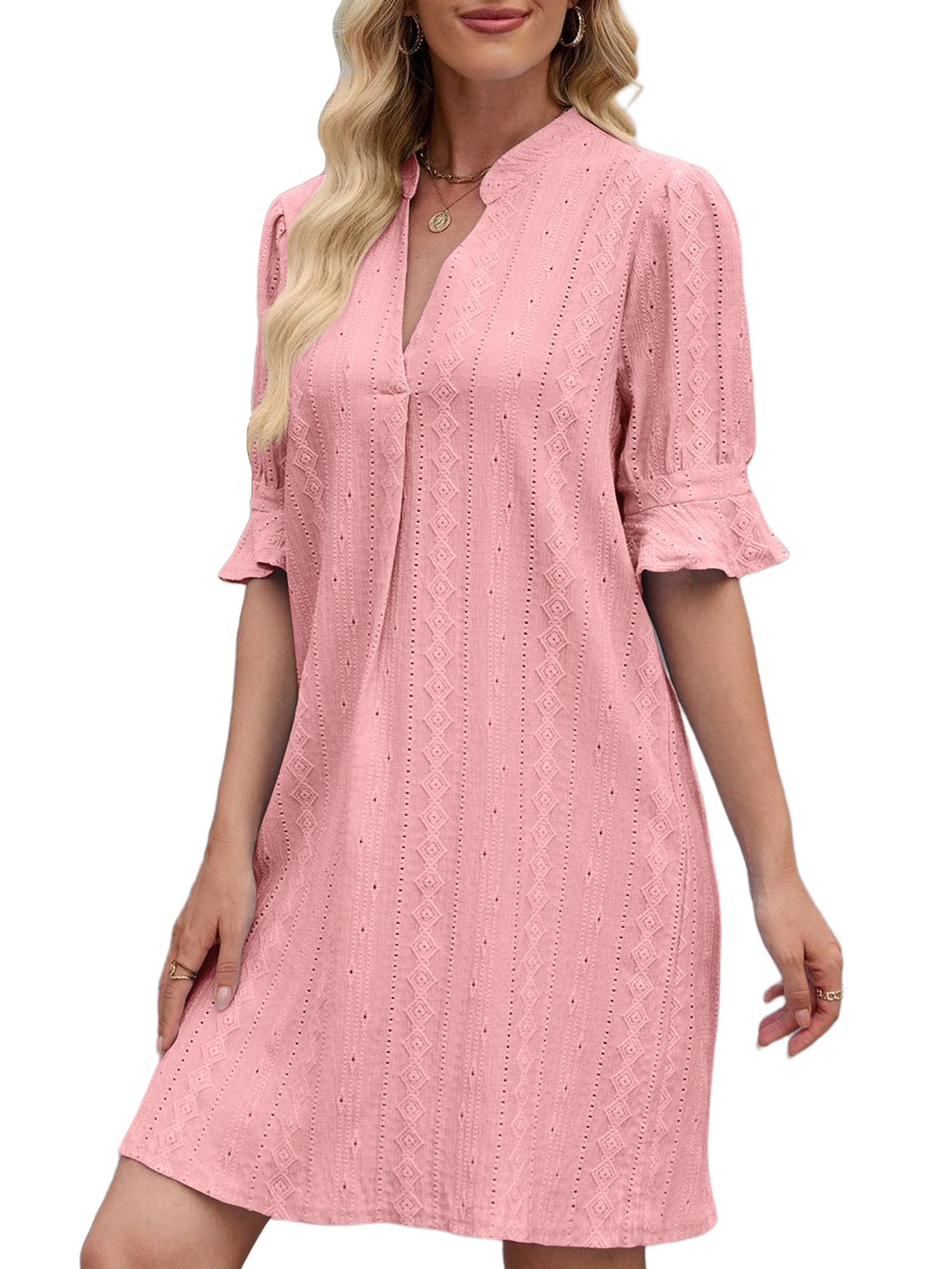 UVN Summer Ruffle Short Sleeve Dress photo 4