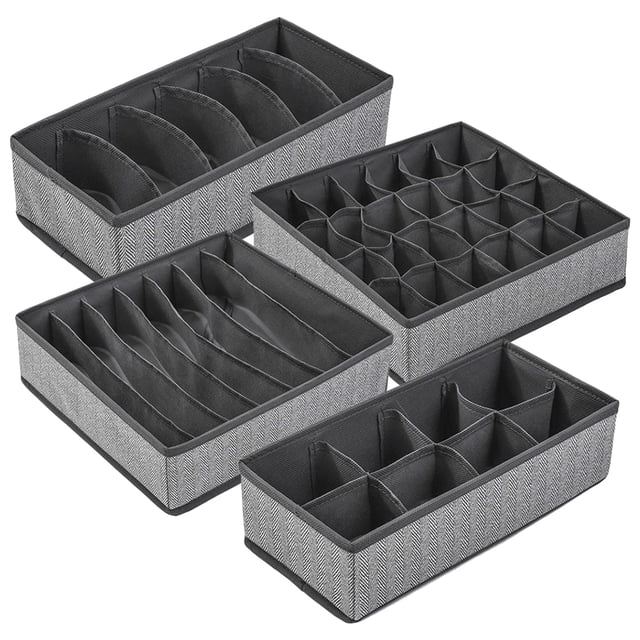 4 Uds cajón organizador divisor ropa interior cajón organizador sujetador organizador calcetín caja cajón divisores organizadores