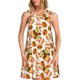 thumbnail image 1 of Disketp Burger para Vestido sin Mangas para Mujeres, Vestidos de Verano para Mujeres, Casual y Holgado para la Playa, 1 of 7