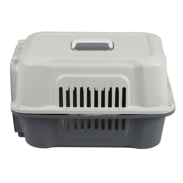 Hard Dog Carrier, Durable Easy To Clean Large Space Lightweight Plastic Dog Carrier For Travel