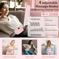 thumbnail image 7 of Portable Cordless Heating Massage Pad,Electric Rapid Fast Heating Belly Wrap Belt for Women,7.2",1PC, 7 of 7