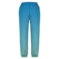 thumbnail image 5 of CPNG Girls Drawstring Sweatpants Gradient Color Loose Straight Wide Leg Sweat Pants Elastic High Waist Baggy Joggers, 5 of 5