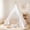 White, variant on Wilwolfer Teepee Tent for Kids 3-10 Years Toddlers Indoor Outdoor White Canvas Playhosue