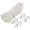 white, variant on 50 Feet x 1/4inch Flag Pole Halyard Rope with 4 Pieces Flag Pole Hook Clips,Outdoor Flagpole Accessories Compatible