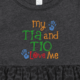 thumbnail image 4 of Inktastic Tia and Tio Love Me Girls Baby Dress, 4 of 5