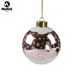 thumbnail image 3 of Luz Led blanca cálida con grabado láser, estrella, bola de cristal rosa, decoración navideña, 3 of 3