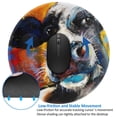 thumbnail image 4 of Disketp Cow Small Mouse Pad 7.9x7.9 Inches,Washable Round Mousepad For Office Laptop Computer,Non-Slip Rubber Base Mouse Pads For Wireless Mouse, 4 of 9