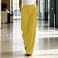 thumbnail image 5 of Kezqiaxn Wide Leg Dress Pants for Women High Waiste Loose Business Casual Office Work Trousers with Pockets Plus Size Fashion, 5 of 7