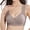 Coffee, variant on ,2025 Front Closure Bras for Women Wireless No Underwire Comfort Convenient Seamless Supportive Bras Plus Size Full Coverage Lifting Vest Type Bralettes for Older Women Black 36