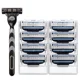 thumbnail image 5 of para hombres — Maquinilla de afeitar para hombres con piel sensible con 12 hojas de afeitar Maquinilla de afeitar para mujeres con una caja delicada, se adapta a todas las hojas de afeitar d, 5 of 5