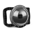 thumbnail image 1 of Puerto domo SHOOT XTGP559 Cámara Dual Handle Dome Port Funda impermeable Funda protectora para cámara 45m Impermeable 180 ° Gran angular Reemplazo para GoPro Hero 9 Black GoPro Hero 10 SHOOT Puerto domo, 1 of 7