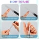 thumbnail image 3 of Lima de uñas de cristal, paquete de 6, lima de uñas, lima de uñas de cristal para uñas naturales para hombres y mujeres, paquete de regalos únicos para mujeres y niñas, 3 of 5