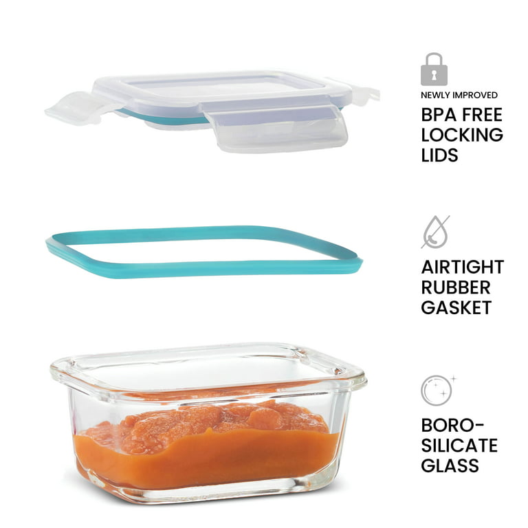  FineDine 12-Piece Superior Glass Food Storage