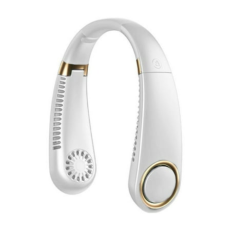 

2021 New Folding Neck Fan Portable Air Conditioner Neckband HangHeld Fans USB Personal Air Cooler Mini Outdoors Humidifier Fan