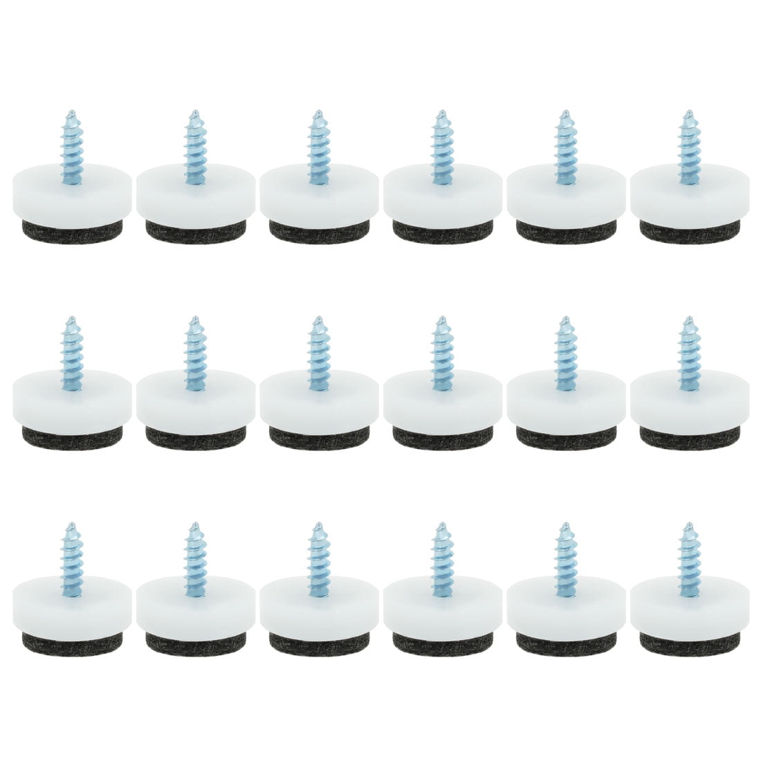 Felt Pad Nails Anti-scratch Furniture Chair Leg Protector 16mm 0.63' Dia 18pcs