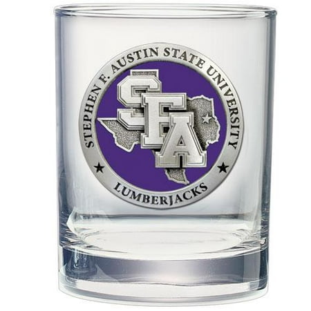 Stephen F. Austin University Double Old Fashioned Glass