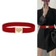 thumbnail image 5 of Buckle Thin Waist Belt Women's Decorative Waistband With Skirt Elastic Narrow Belt Versatile Waistband, 5 of 6