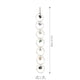 thumbnail image 3 of Raws Crystal 7 Chakra Gemstone Wall Decor Metal Home Decor Wall Hanging Stone Artwork, 3 of 5