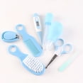 thumbnail image 5 of 8 piezas de kit de cuidado para bebés recién nacidos, neceser para bebés, accesorio para el cuidado del bebé para viajes y el hogar para niños y niñas (azul), 5 of 5