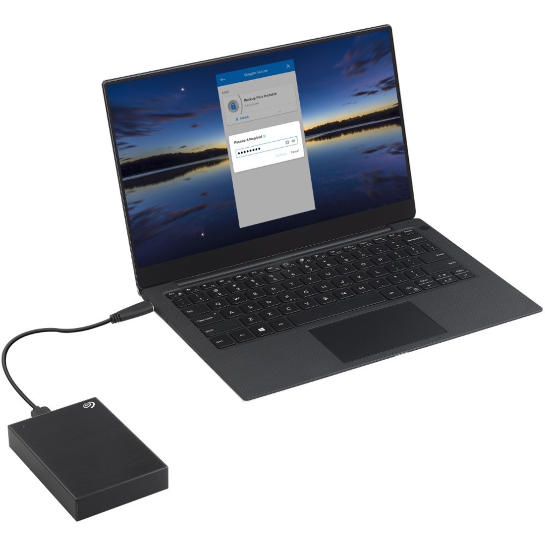 Seagate One Touch STLC18000400 18 TB Hard Drive, 3.5" External, SATA (SATA/600), Black - image 2 of 13