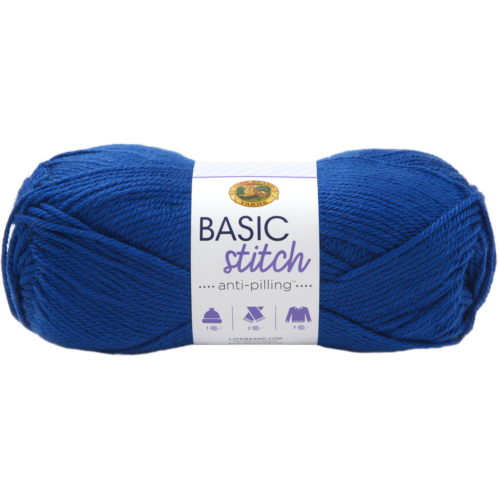 Lion Brand Basic Stitch Anti-Pilling Yarn - Royal Blue