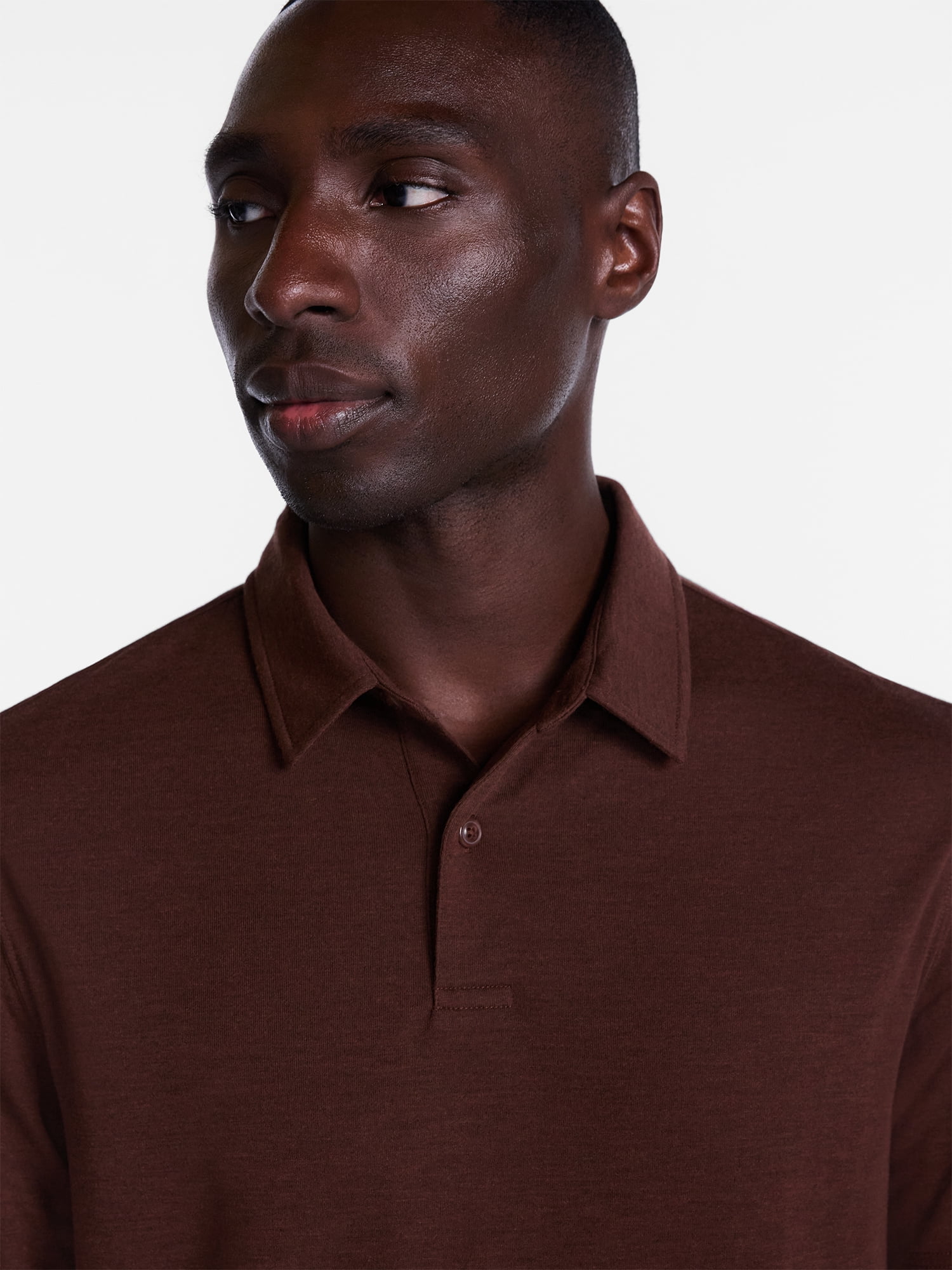 George Men's and Big Men's Double Knit Polo Shirt with Short Sleeves, Sizes S-5XB