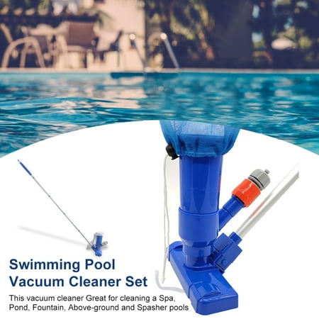 pool spa 4ft fountain tub pole brush cleaning bag cleaner vacuum pond jet mini