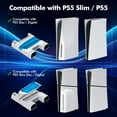 thumbnail image 2 of Soporte de refrigeración compatible con PS5 Slim & PS5, con estación de carga para mandos compatible con la consola PlayStation 5, soporte para auriculares y 11 ranuras para juegos, 2 of 7
