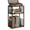 Rustic Brown, variant on VASAGLE Record Player Stand, 3-Tier Side Table, Vinyl Record Storage up to 100 Albums, End Table for Living Room, Bedroom, Rustic Brown