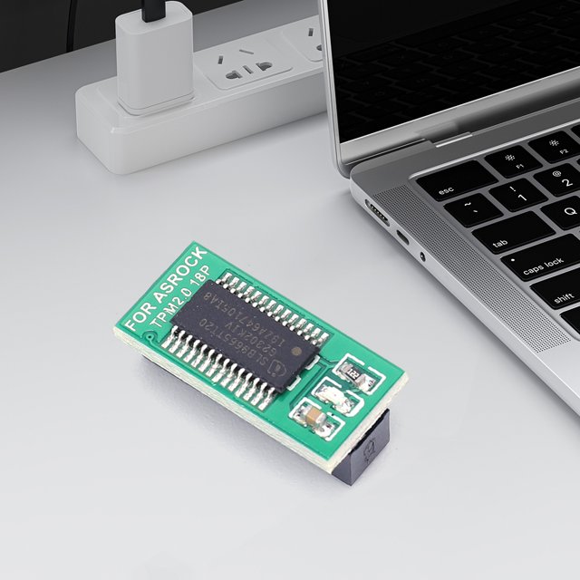 Módulo De Seguridad De Cifrado Piezas de repuesto del módulo de seguridad de cifrado Mini TPM 2.0 (para ASROCK 18PIN)