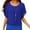 Blue, variant on Kagetolytai Womens Tops Women's Loose Casual Short Sleeve Sleeve Chiffon Top T-Shirt Blouse Summer Tops for Women 2024 Blue M