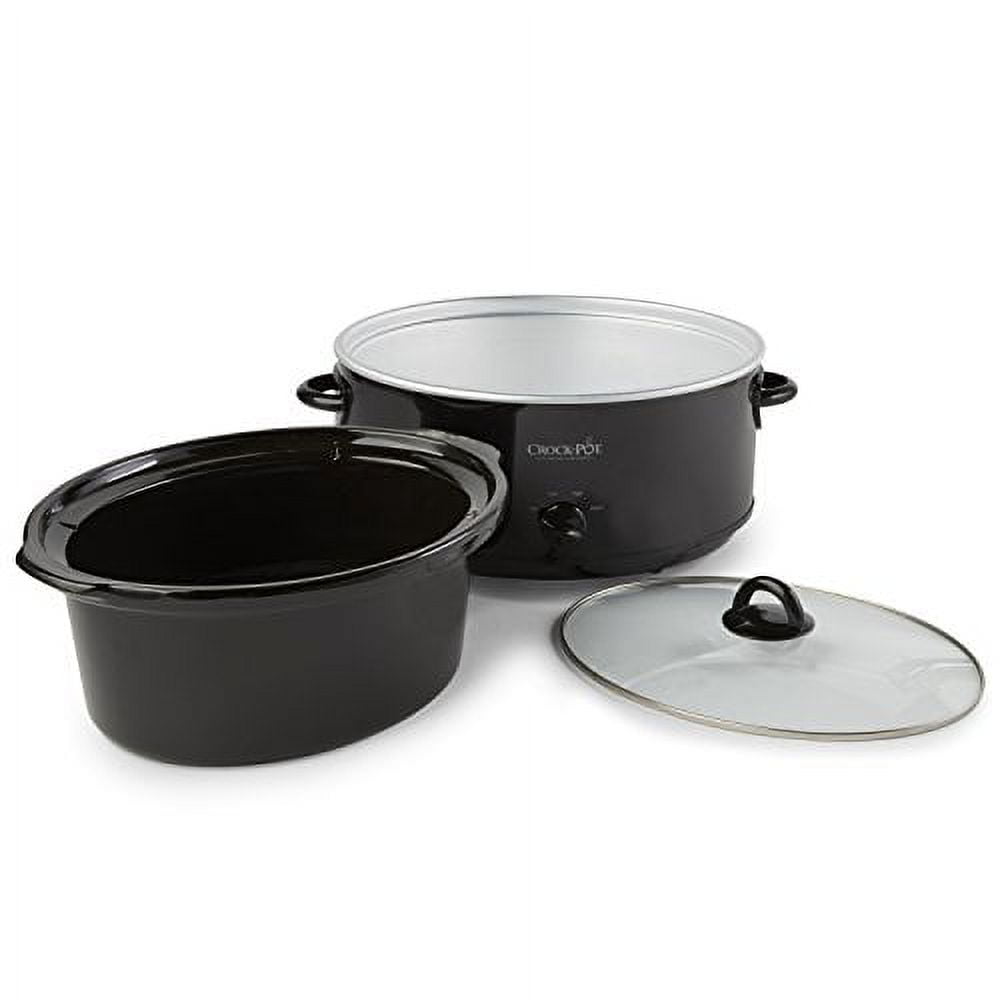 Crock-Pot® Manual 8-Quart Slow Cooker, Black