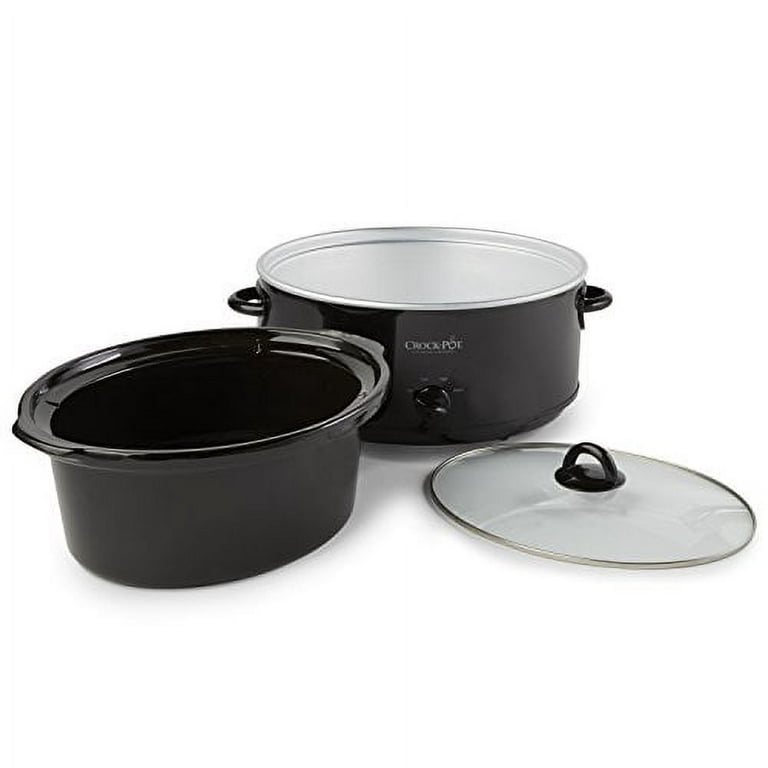 Crock-pot SCV800-B - 8-Quart Oval Manual Slow Cooker - Black