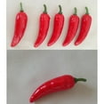 thumbnail image 4 of 50Pcs Simulation Fake Fruits Vegetable Decoration Pepper Handmade Models Props Photography Crafts Home Kitchen Party Red, 4 of 9