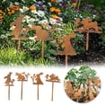 thumbnail image 2 of Patina Rabbit Garden Stake Decorative Easter Bunny Outdoor Yard Ornament, 2 of 4