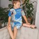 thumbnail image 4 of Balery Cute Cloud Bichon Frise Conjunto de Pijama Infantil de Manga Corta con Estampado – Ropa de Dormir de Algodón Suave-Large, 4 of 6