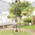 thumbnail image 4 of Steel Leaf Rain Chain, Garden Gift for Mom, Gutters, Rain Catcher for Downspout with Adapter, Thick, 4 of 5